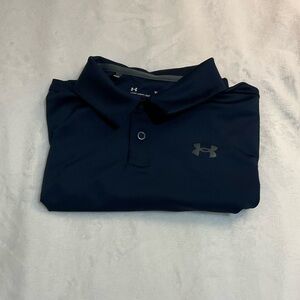 Under Armour boys Dark Blue Polo